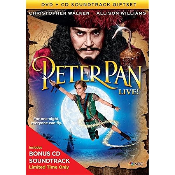 Amazon.com: Peter Pan Live! [DVD] : Allison Williams, Christopher